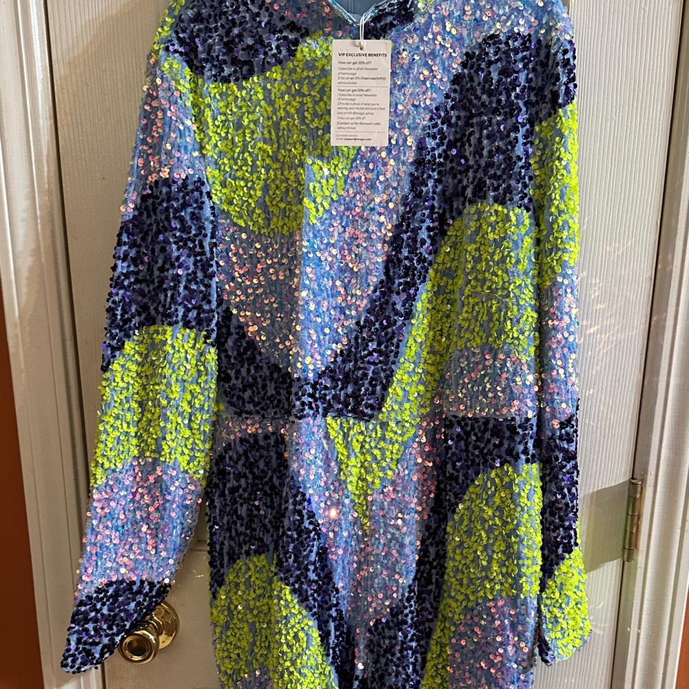 Colorful Sequin Dress